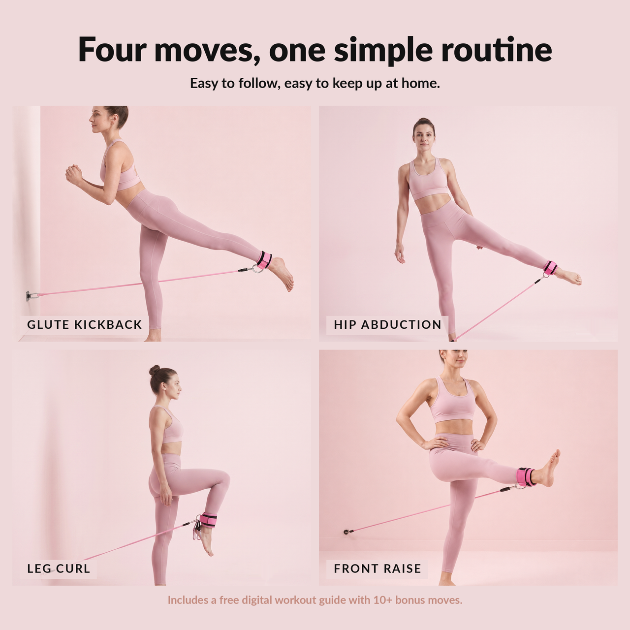 KovaFit Leg & Glute Resistance Band Set