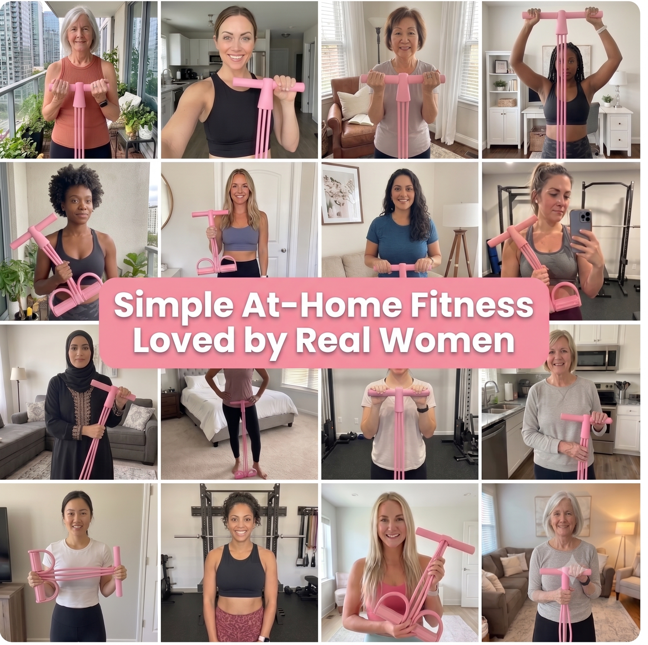 KovaFit 3-in-1 Pedal Resistance Band | Portable Full-Body Workout