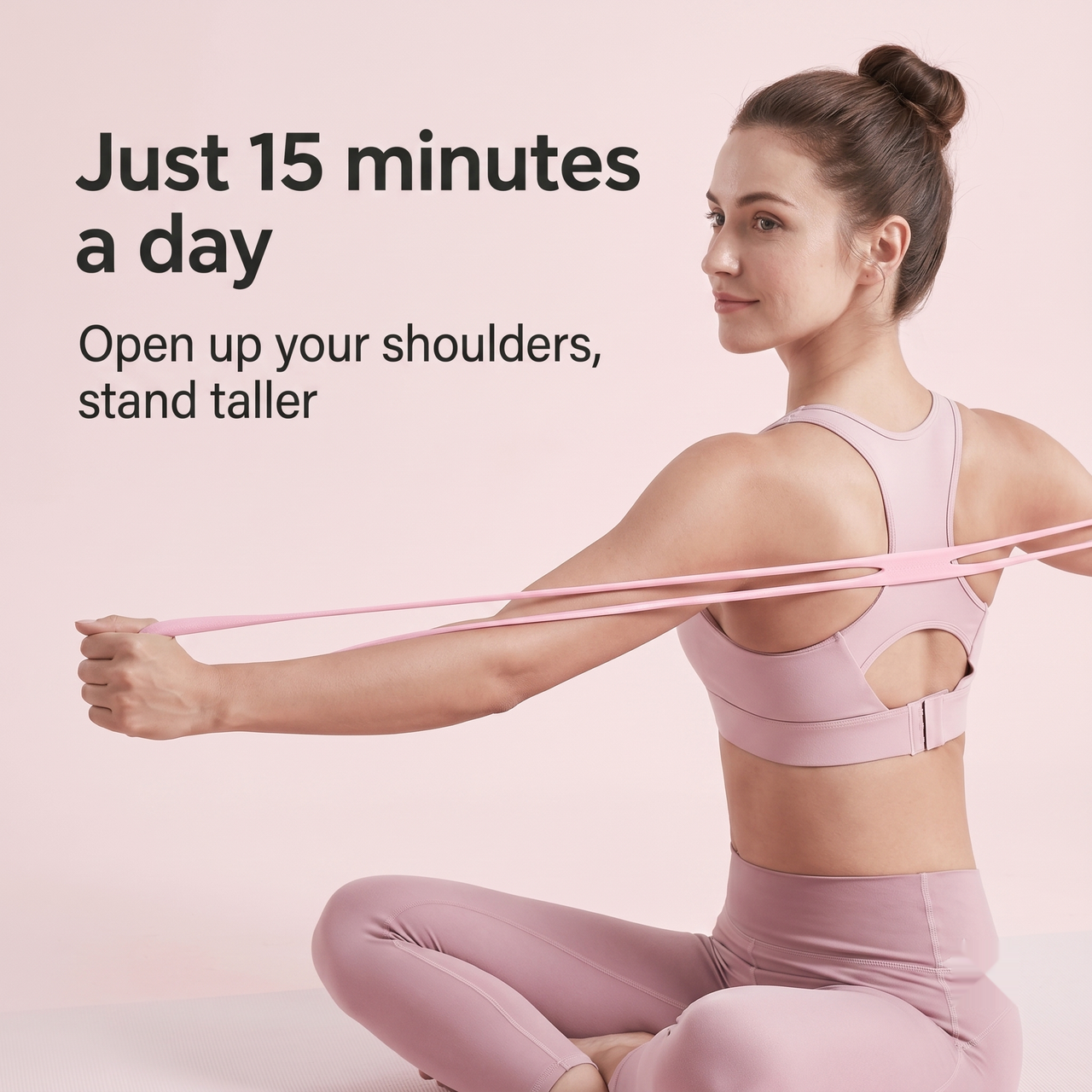 KovaFit Figure-8 Resistance Band | Posture & Full-Body Tone