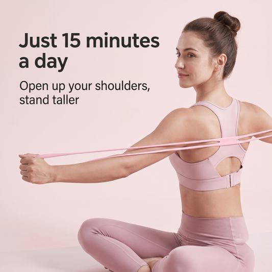 KovaFit Figure-8 Resistance Band | Posture & Full-Body Tone