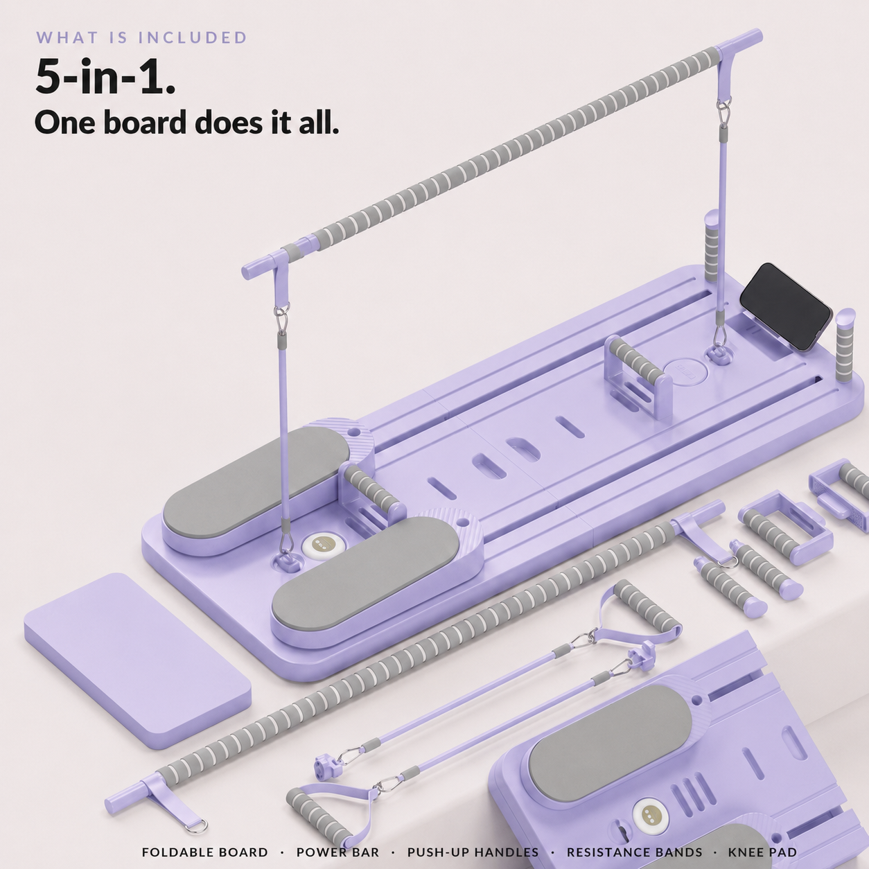 KovaFit 5-in-1 Pilates Studio Board | Smart Home Studio