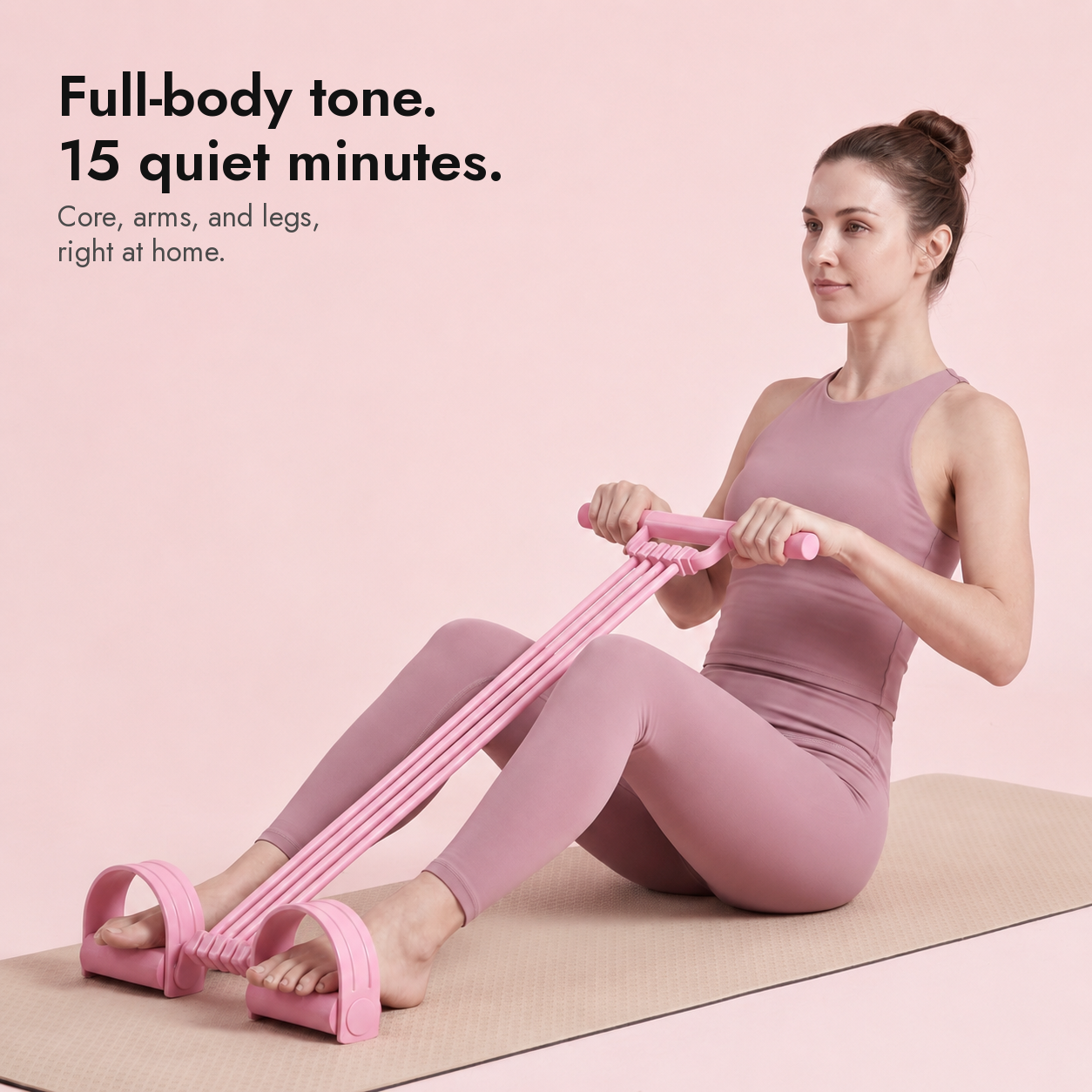 KovaFit 3-in-1 Pedal Resistance Band | Portable Full-Body Workout