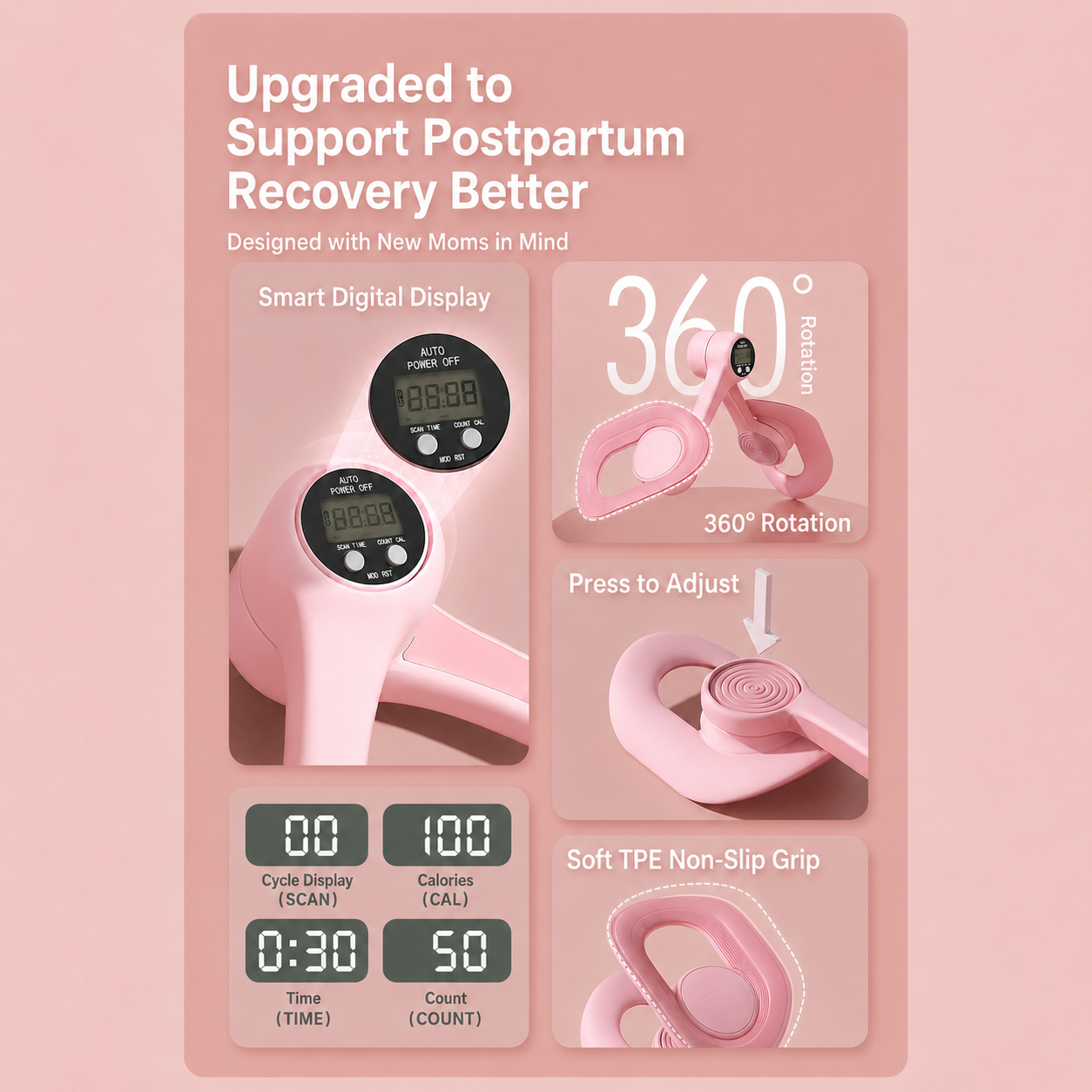 KovaFit Pelvic Floor Muscle Trainer & Kegel Exerciser